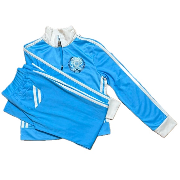 Baby Blue Vintage Juicy Couture Tracksuit Size Small in Sky Blue